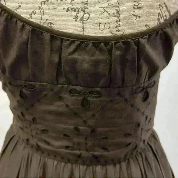 Ann Taylor Loft Petites Midi Dress SP Brown Summer dress - Picture 6 of 16